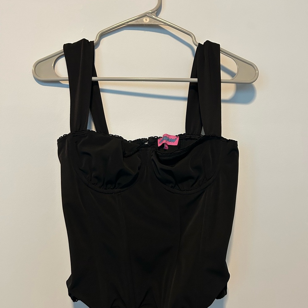 Edikted Black corset top